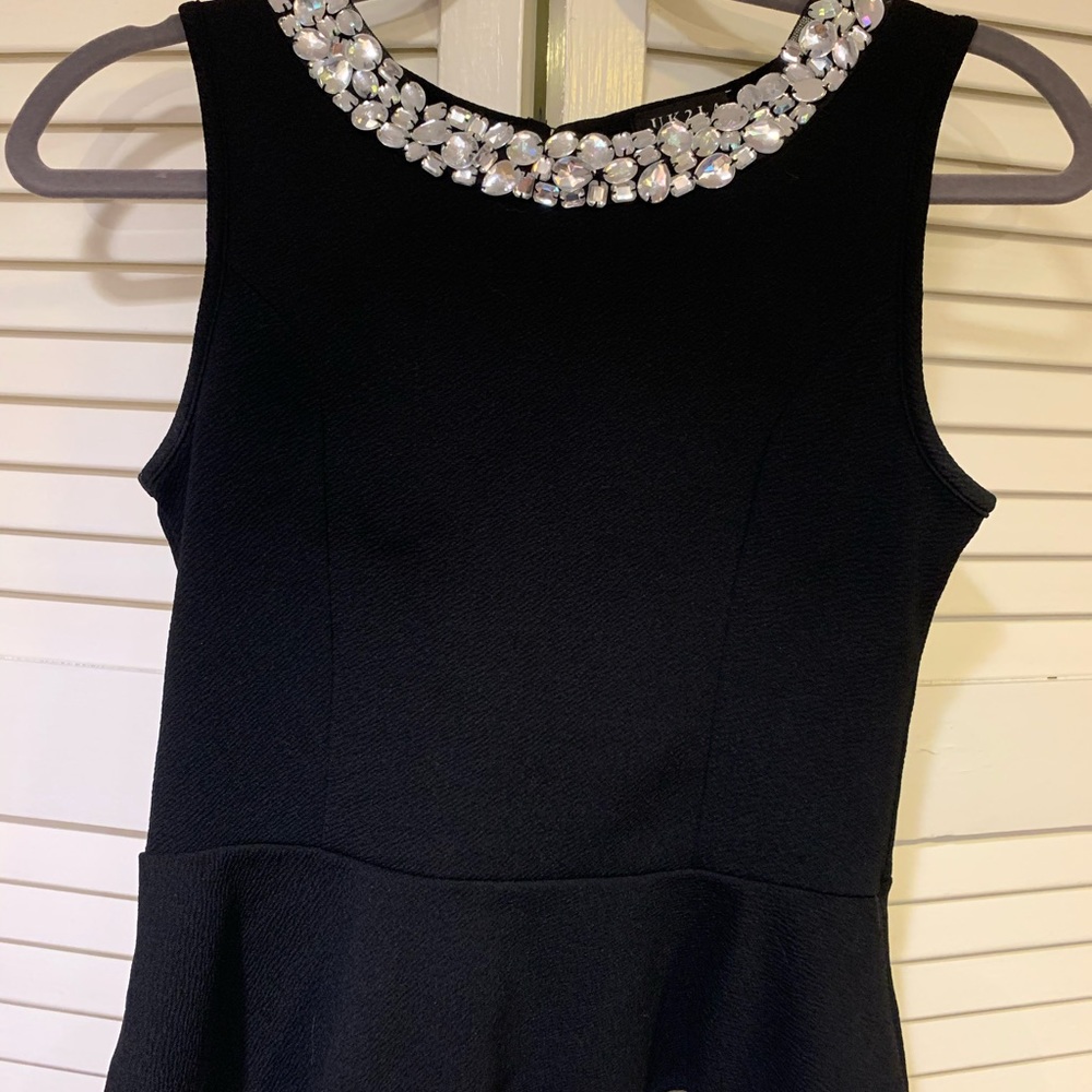 Jeweled Peplum Shirt